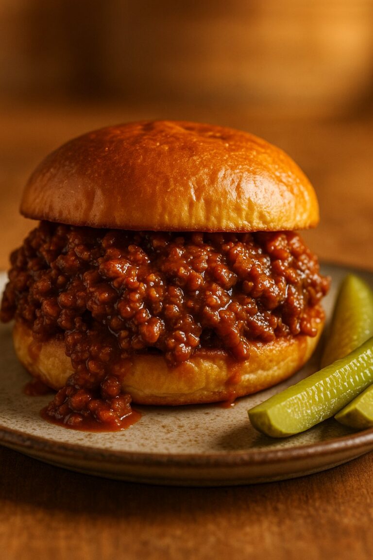 30-Minute Homemade Sloppy Joes