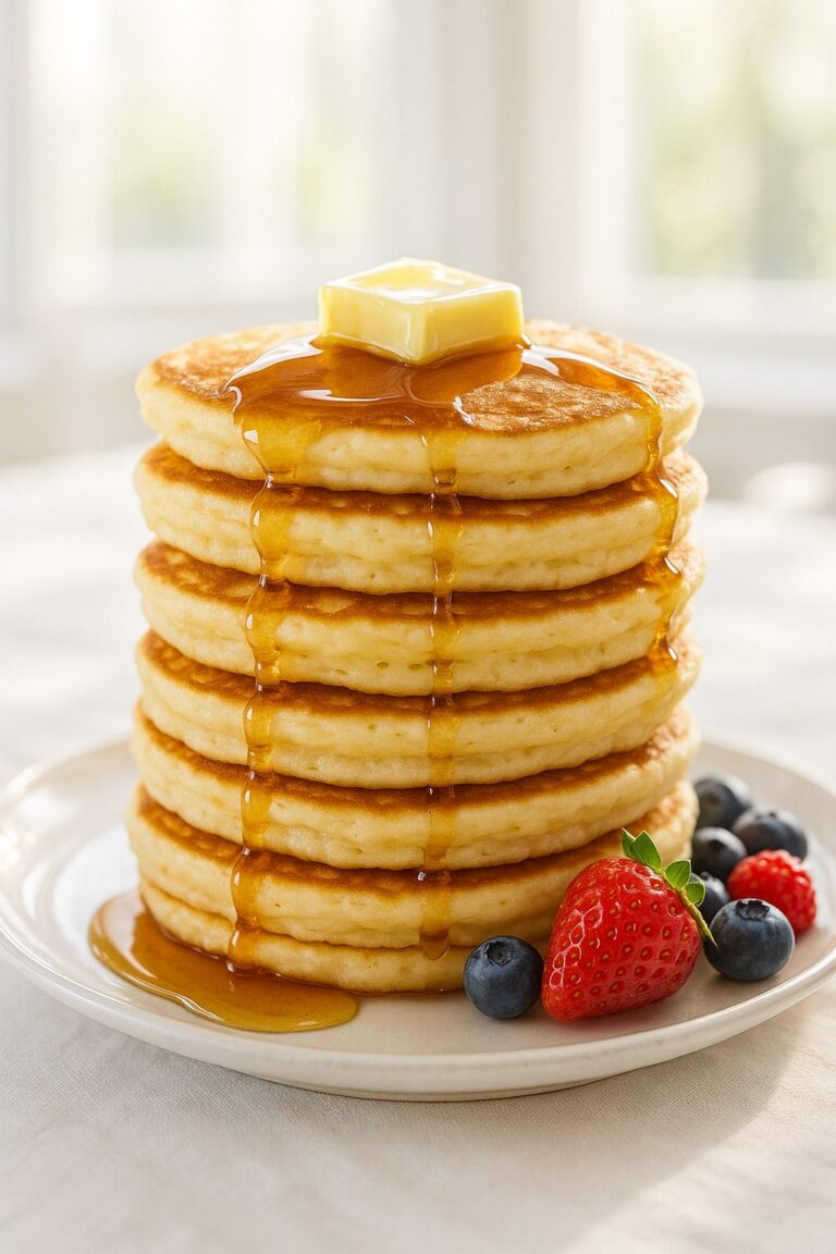 Fluffy Buttermilk Pancakes from Scratch