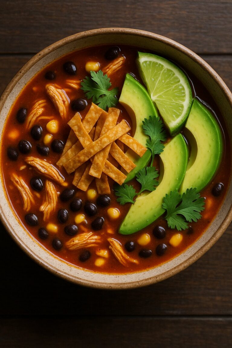 30-Minute Chicken Tortilla Soup