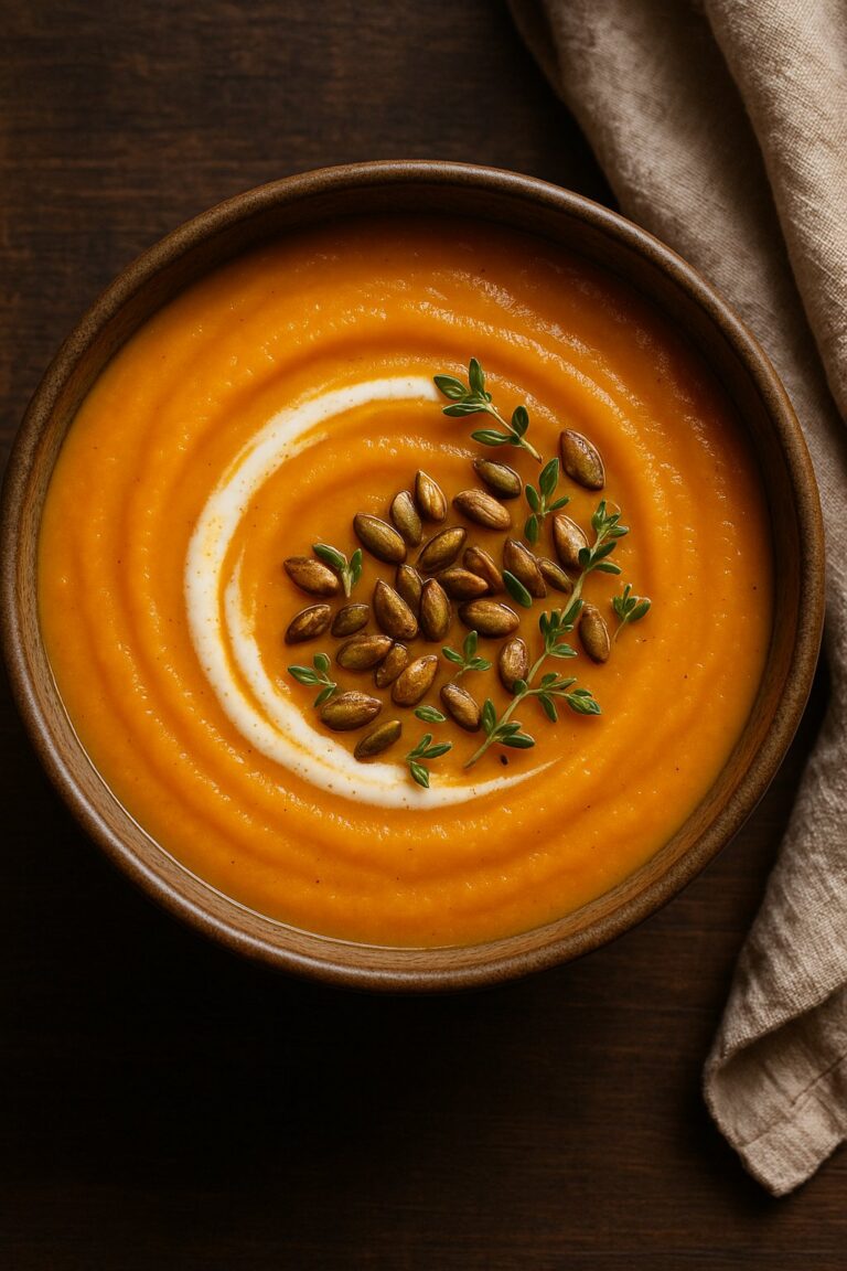 Creamy Roasted Butternut Squash Soup