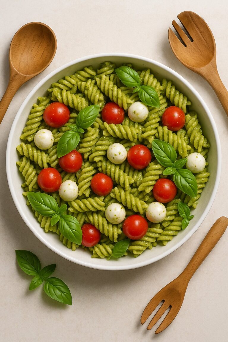 Creamy Pesto Pasta Salad