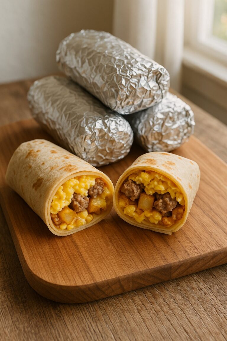 Make-Ahead Freezer Breakfast Burritos