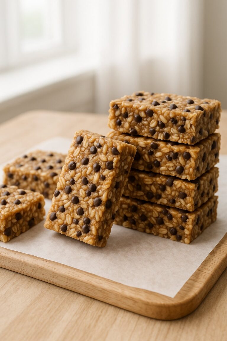 Chewy No-Bake Granola Bars