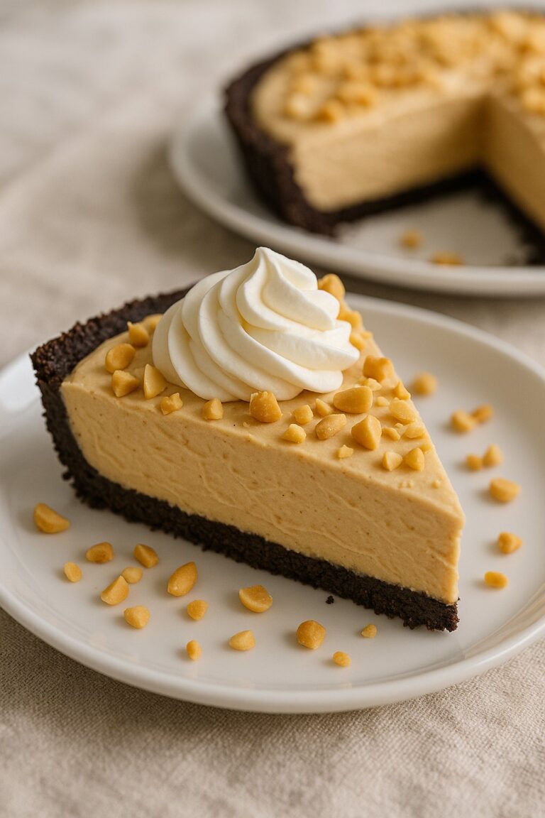 No-Bake Peanut Butter Pie